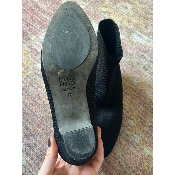 Eileen Fisher Purl Recycled Stretch Knit Bootie - Picture 3 of 4